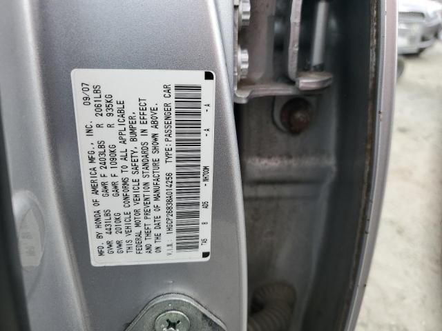 1HGCP26838A014256 - 2008 HONDA ACCORD EXL SILVER photo 13