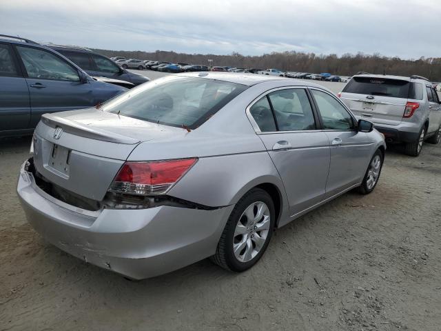 1HGCP26838A014256 - 2008 HONDA ACCORD EXL SILVER photo 3