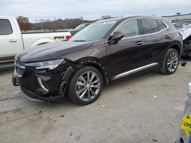 LRBFZRR44MD148434 - 2021 BUICK ENVISION AVENIR MAROON photo 1