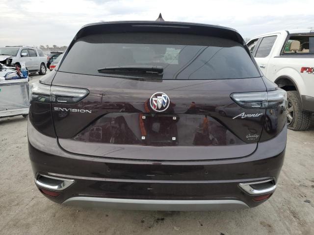 LRBFZRR44MD148434 - 2021 BUICK ENVISION AVENIR MAROON photo 6