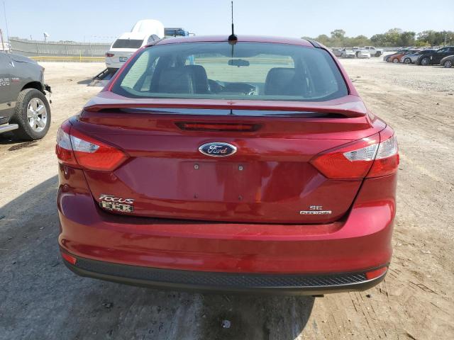 1FADP3F23DL319054 - 2013 FORD FOCUS SE RED photo 6