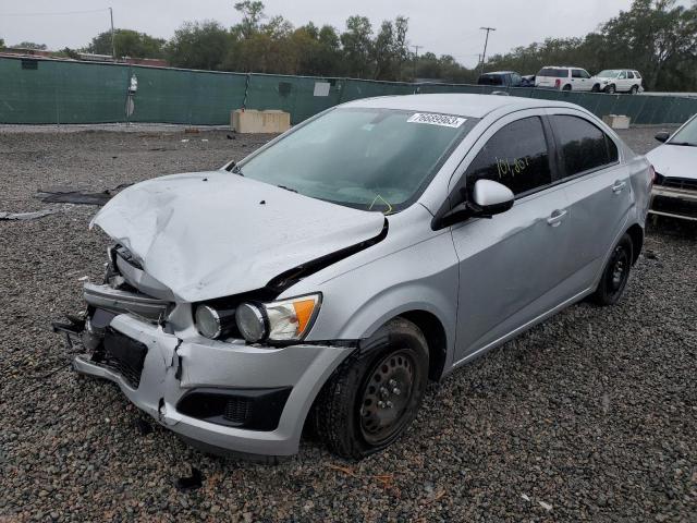 1G1JA5SH0F4105729 - 2015 CHEVROLET SONIC LS SILVER photo 1