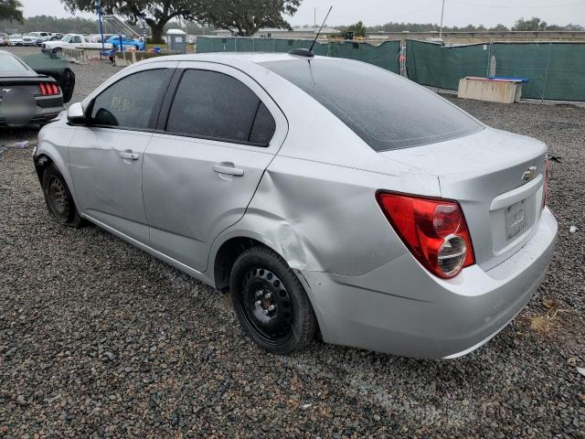 1G1JA5SH0F4105729 - 2015 CHEVROLET SONIC LS SILVER photo 2