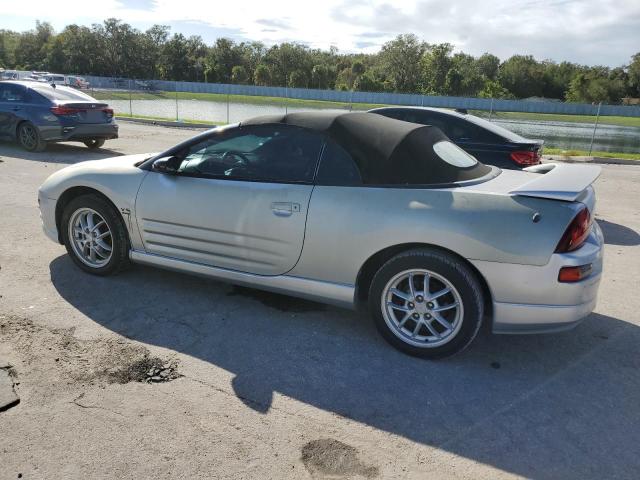 4A3AE85H41E133199 - 2001 MITSUBISHI ECLIPSE SPYDER GT SILVER photo 2