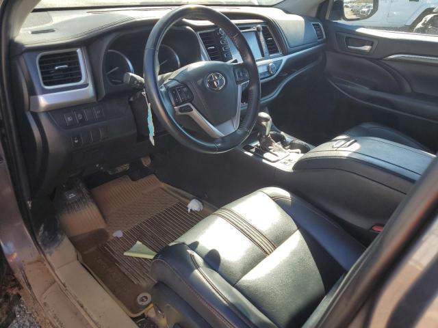 5TDJZRFH2KS952686 - 2019 TOYOTA HIGHLANDER SE GRAY photo 8