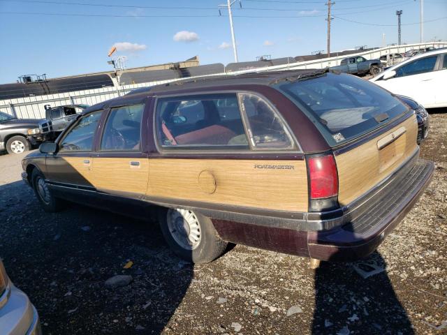 1G4BR82P3TR417440 - 1996 BUICK ROADMASTER BASE ბურგუნდია ფოტო 2