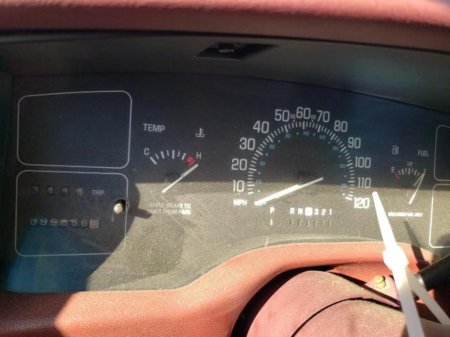 1G4BR82P3TR417440 - 1996 BUICK ROADMASTER BASE ბურგუნდია ფოტო 9