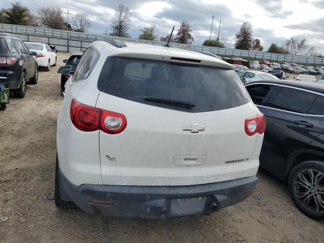 1GNKRGED8CJ126969 - 2012 CHEVROLET TRAVERSE LT WHITE photo 6