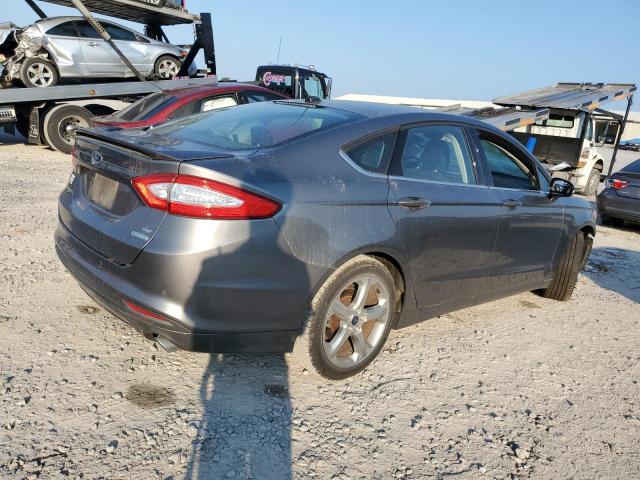 3FA6P0HD7ER373031 - 2014 FORD FUSION SE GRAY photo 3