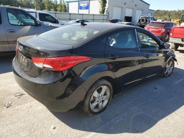 5NPDH4AEXDH283477 - 2013 HYUNDAI ELANTRA GLS BLACK photo 3