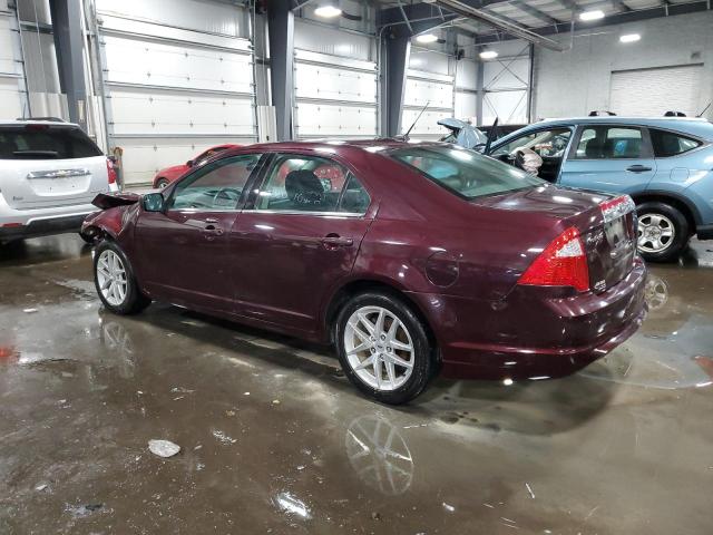 3FAHP0JA7CR377635 - 2012 FORD FUSION SEL BURGUNDY photo 2