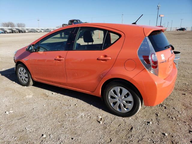 JTDKDTB38C1028679 - 2012 TOYOTA PRIUS C ORANGE photo 2