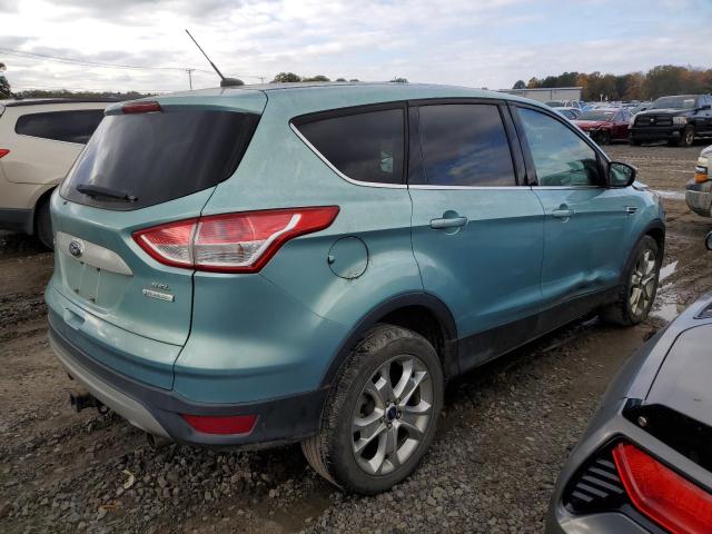 1FMCU0H90DUD15301 - 2013 FORD ESCAPE SEL GREEN photo 3