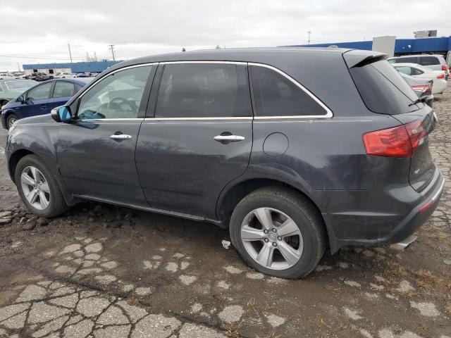 2HNYD2H37DH524033 - 2013 ACURA MDX TECHNOLOGY GRAY photo 2