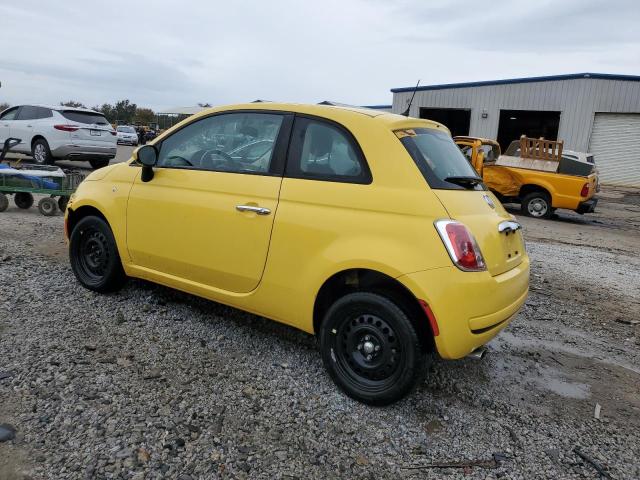 3C3CFFAR9CT363680 - 2012 FIAT 500 POP YELLOW photo 2