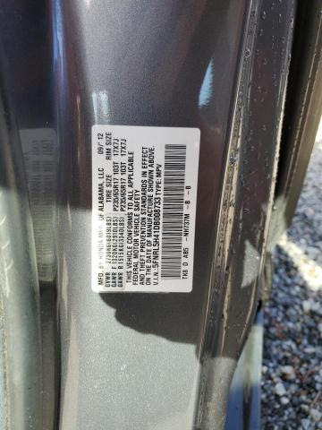 5FNRL5H41DB008733 - 2013 HONDA ODYSSEY EX SILVER photo 13