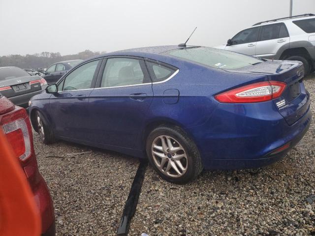 3FA6P0H71GR287758 - 2016 FORD FUSION SE BLUE photo 2