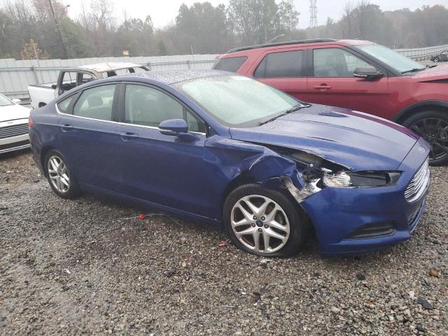 3FA6P0H71GR287758 - 2016 FORD FUSION SE BLUE photo 4