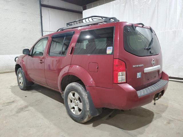 5N1AR18B88C666132 - 2008 NISSAN PATHFINDER S BURGUNDY photo 2