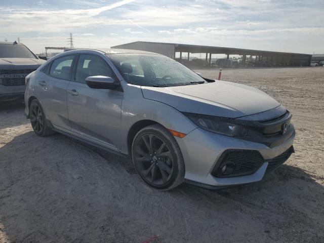 SHHFK7G4XJU217496 - 2018 HONDA CIVIC SPORT SILVER photo 4