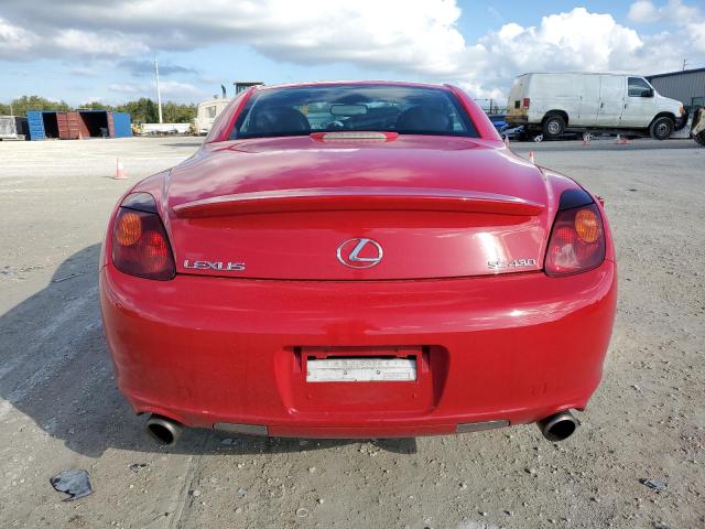 JTHFN48Y650064160 - 2005 LEXUS SC 430 RED photo 6