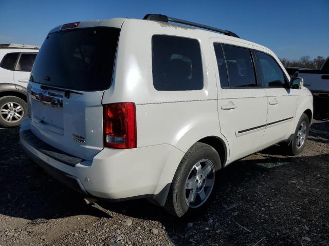 5FNYF4H94BB099776 - 2011 HONDA PILOT TOURING WHITE photo 3