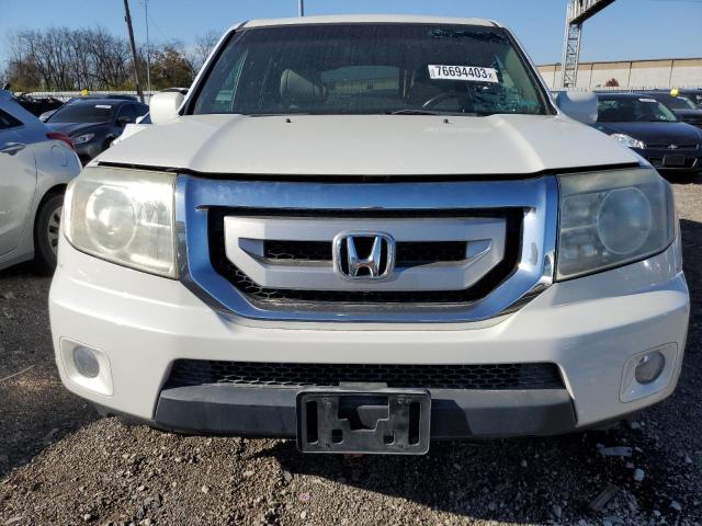 5FNYF4H94BB099776 - 2011 HONDA PILOT TOURING WHITE photo 5