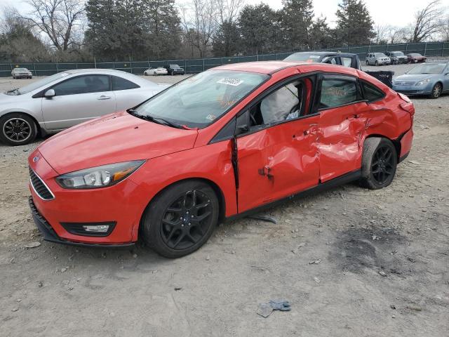 1FADP3F22GL386622 - 2016 FORD FOCUS SE RED photo 1