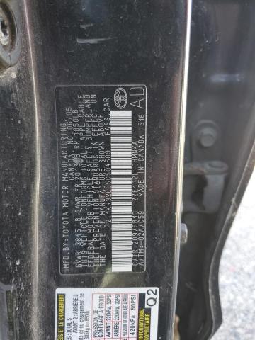 2T1KR32E65C504509 - 2005 TOYOTA COROLLA MA XR BLACK photo 12