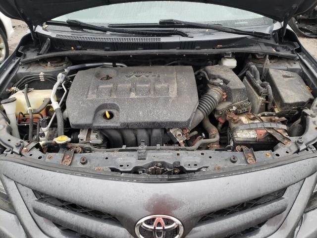 2T1BU4EE2CC865491 - 2012 TOYOTA COROLLA BASE GRAY photo 11