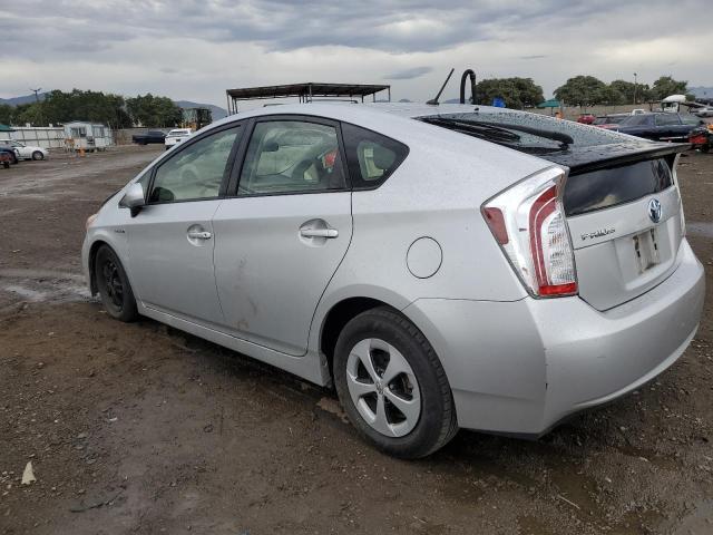 JTDKN3DU3E0392388 - 2014 TOYOTA PRIUS SILVER photo 2