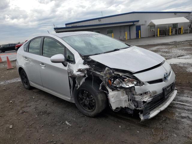 JTDKN3DU3E0392388 - 2014 TOYOTA PRIUS SILVER photo 4