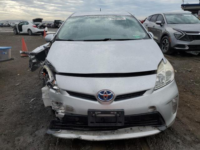 JTDKN3DU3E0392388 - 2014 TOYOTA PRIUS SILVER photo 5