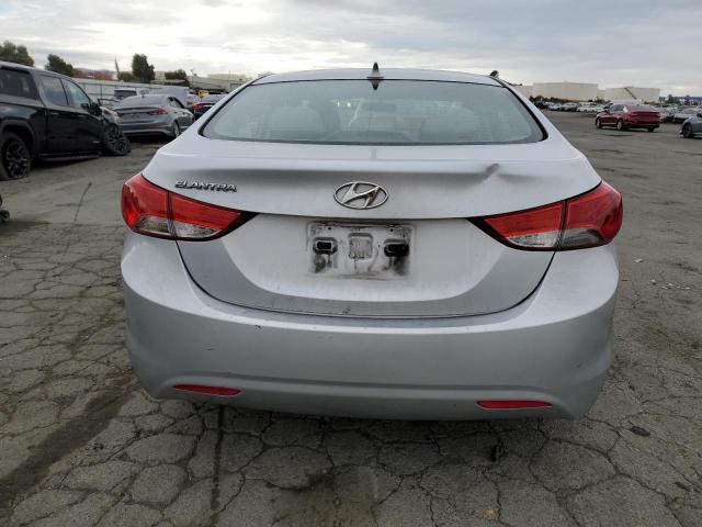 5NPDH4AE6DH191640 - 2013 HYUNDAI ELANTRA GLS SILVER photo 6