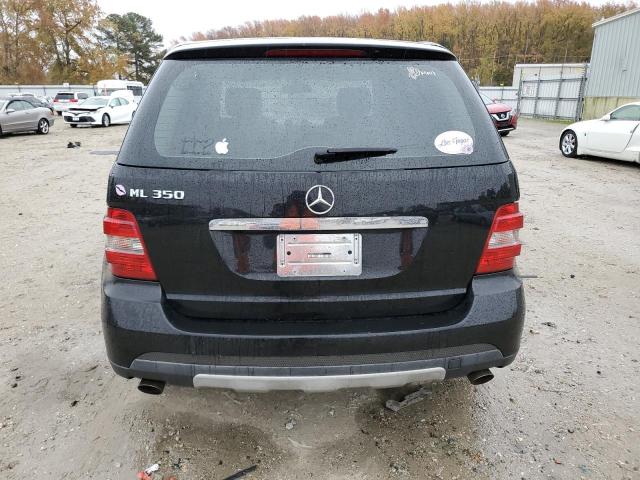 4JGBB86E66A000796 - 2006 MERCEDES-BENZ ML 350 BLACK photo 6