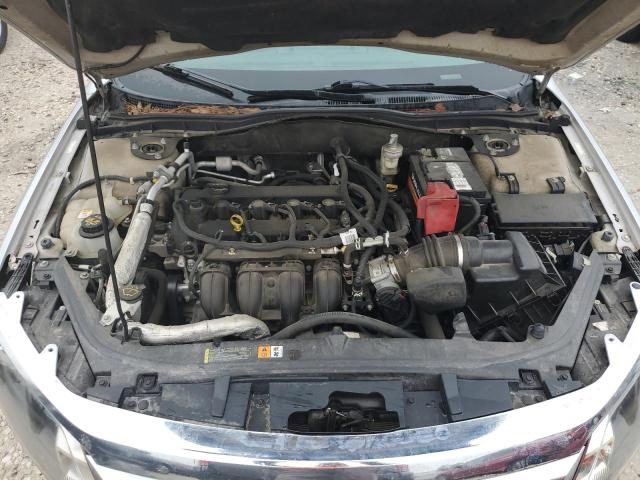 3FAHP0HA8AR226676 - 2010 FORD FUSION SE SILVER photo 11