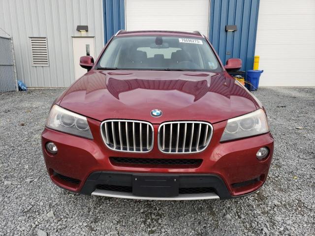 5UXWX7C53BLT78285 - 2011 BMW X3 XDRIVE35I RED photo 5