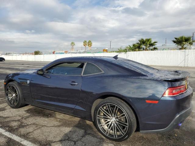 2G1FC1E33E9135618 - 2014 CHEVROLET CAMARO LT BLUE photo 2