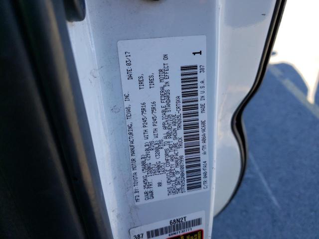 5TFRX5GN0HX087998 - 2017 TOYOTA TACOMA ACCESS CAB თეთრი ფოტო 12