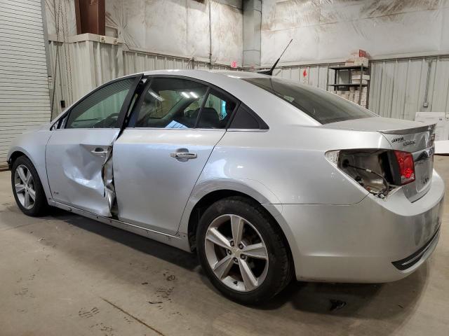 1G1PG5SBXE7362561 - 2014 CHEVROLET CRUZE LTZ SILVER photo 2