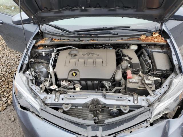 2T1BURHE7JC020867 - 2018 TOYOTA COROLLA L GRAY photo 11