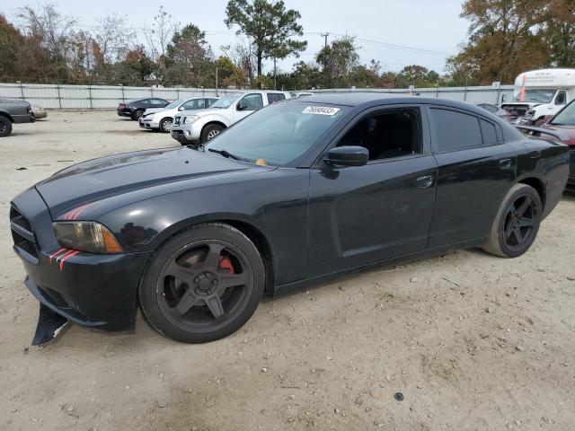 2C3CDXBG6CH281942 - 2012 DODGE CHARGER SE BLACK photo 1