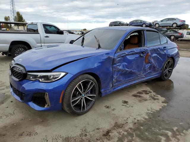 3MW5U7J02L8B30435 - 2020 BMW M340I BLUE photo 1