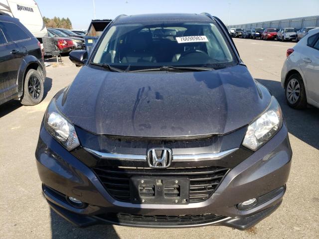 3CZRU6H71HM703030 - 2017 HONDA HR-V EXL GRAY photo 5