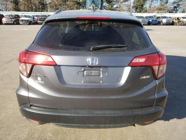 3CZRU6H71HM703030 - 2017 HONDA HR-V EXL GRAY photo 6