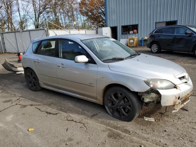 JM1BK344781102256 - 2008 MAZDA 3 HATCHBACK GRAY photo 4