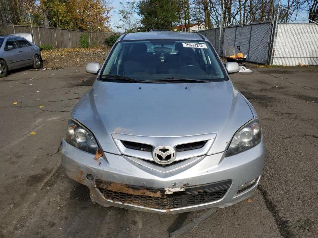 JM1BK344781102256 - 2008 MAZDA 3 HATCHBACK GRAY photo 5