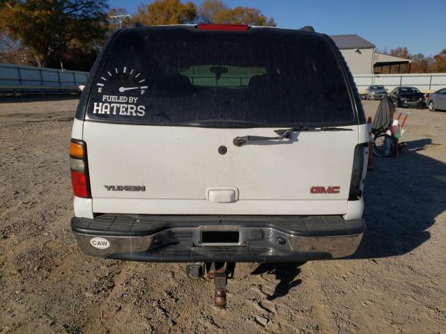 1GKEK13T95J139447 - 2005 GMC YUKON WHITE photo 6