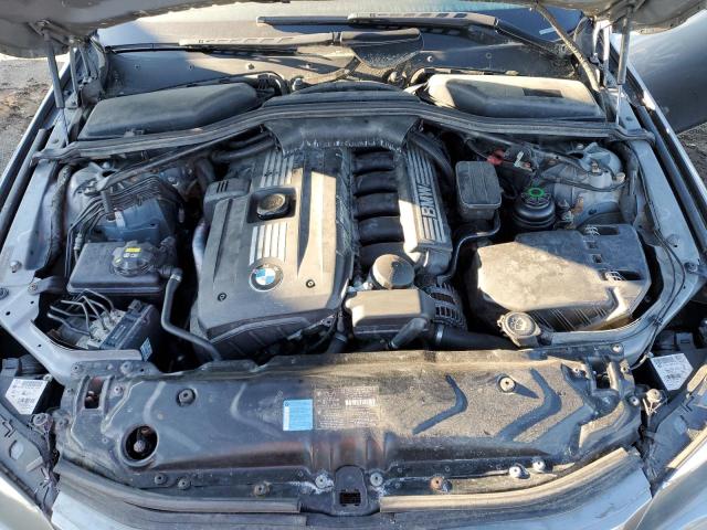 WBANU53508CT12731 - 2008 BMW 528 I SILVER photo 11