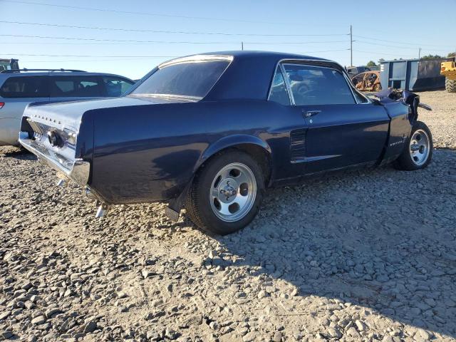 7T01T286554 - 1967 FORD MUSTANG BLUE photo 3